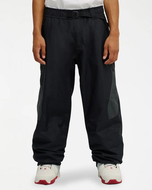 Image of Shoes. Product name - DC Shoes Mens Smoke 10K Snow Pants Black in Black colour by brand - DC Shoes