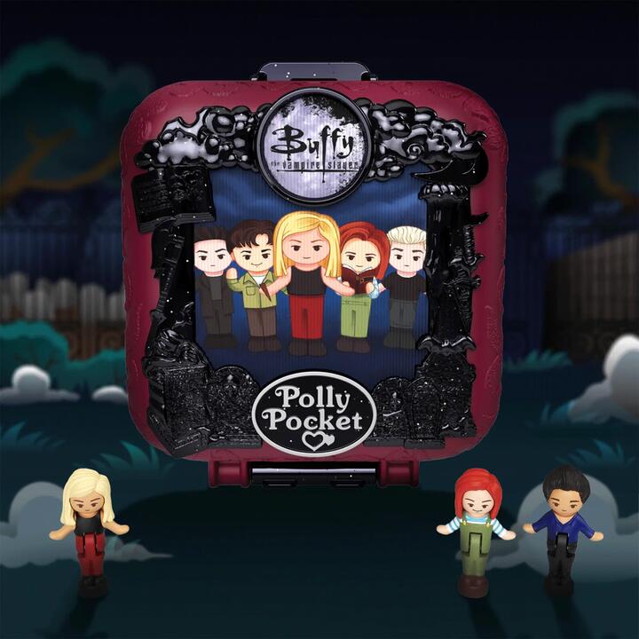Image of Dolls. Product name - Bundle: Buffy the Vampire Slayer Polly Pocket compact and Monster High Dolls 2-pack in colour by brand - Monster High Collectors