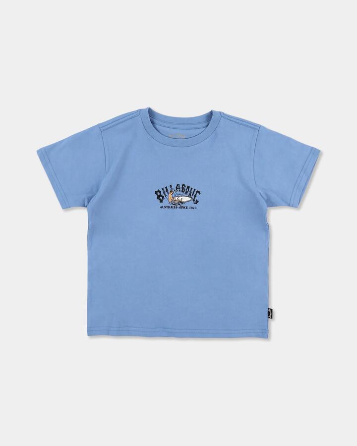 Image of T-Shirts. Product name - Billabong Boys 2-7 Groms Aus Occ T-Shirt Oceana Blue in Oceana Blue colour by brand - Billabong