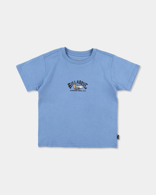 Image of T-Shirts. Product name - Billabong Boys 2-7 Groms Aus Occ T-Shirt Oceana Blue in Oceana Blue colour by brand - Billabong