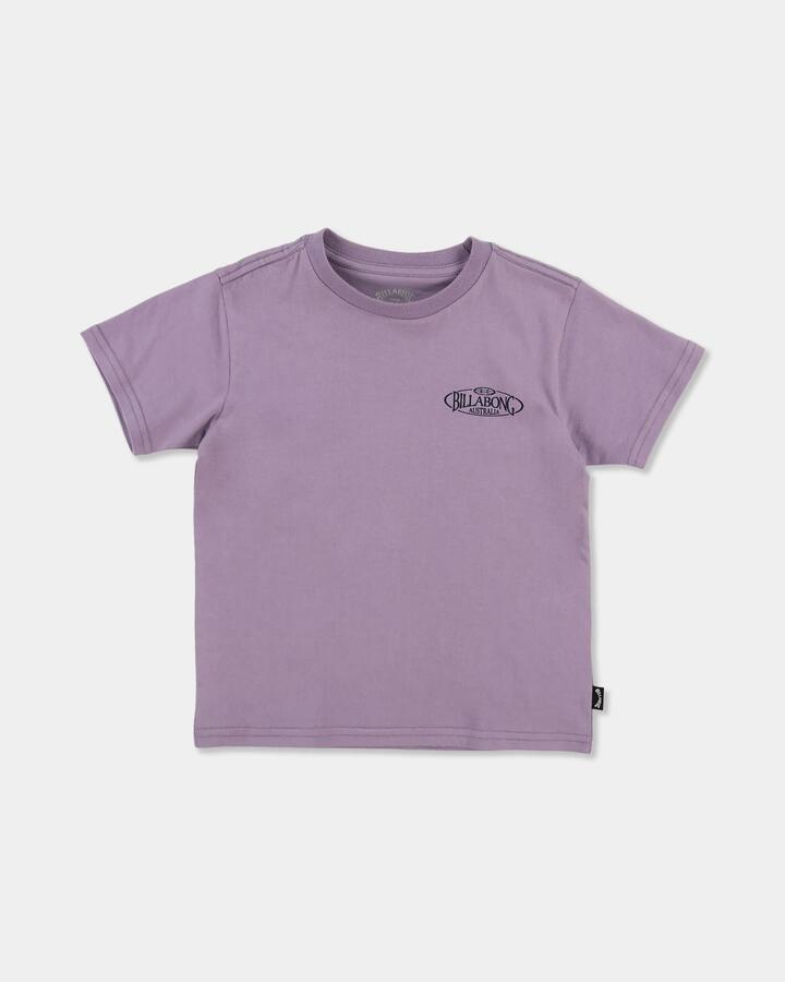 Image of T-Shirts. Product name - Billabong Boys 2-7 Groms Hollow Pill T-Shirt Purple Ash in Purple Ash colour by brand - Billabong