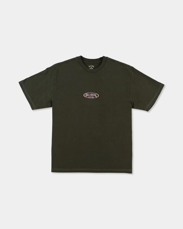 Image of T-Shirts. Product name - Billabong Mens Bad Dog T-Shirt Seaweed in Seaweed colour by brand - Billabong