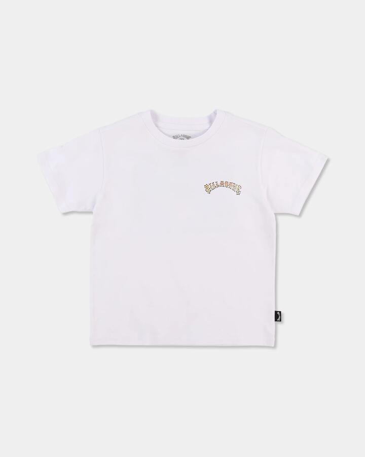 Image of T-Shirts. Product name - Billabong Boys 2-7 Groms R U Down T-Shirt White in White colour by brand - Billabong