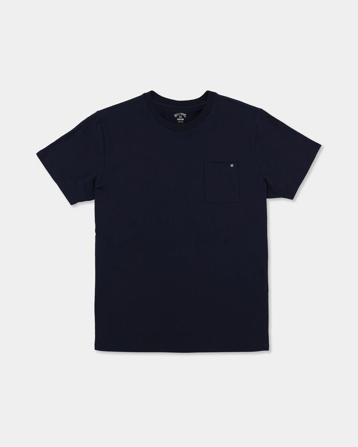 Image of T-Shirts. Product name - Billabong Mens Premium Pocket T-Shirt Navy in Navy colour by brand - Billabong