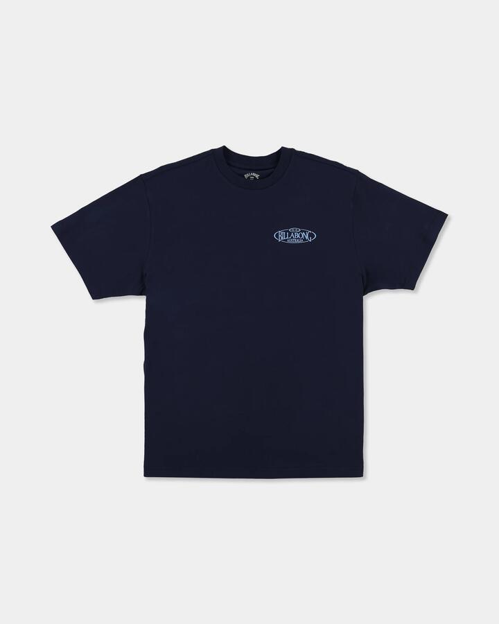 Image of T-Shirts. Product name - Billabong Mens Hollow Pill T-Shirt Blue Graphite in Blue Graphite colour by brand - Billabong