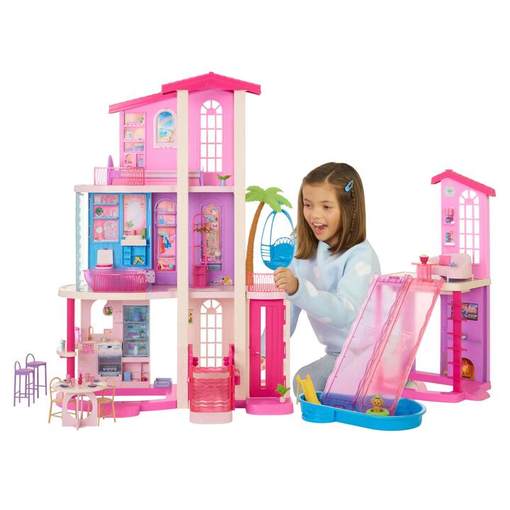 Image of Toy Playsets. Product name - Barbie DreamHouse Dollhouse 2026 in colour by brand - Barbie
