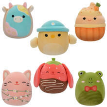 Image of Dolls. Product name - Squishmallows 4-inch Mystery Squad in colour by brand - Toymate