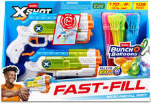 Image of Toys. Product name - ZURU X-Shot Micro Fast Fill Water Blasters Party Pack with Bunch O Balloons in colour by brand - Toymate
