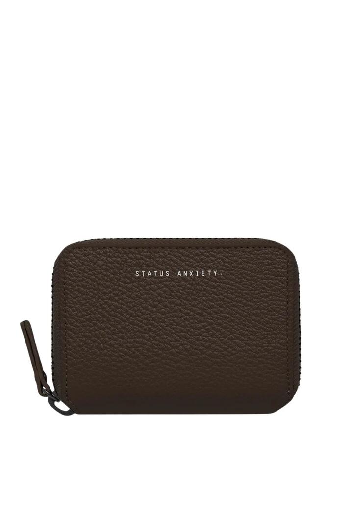 Image of Wallets & Money Clips. Product name - Wayward Cocoa Wallet in Brown colour by brand - Status Anxiety