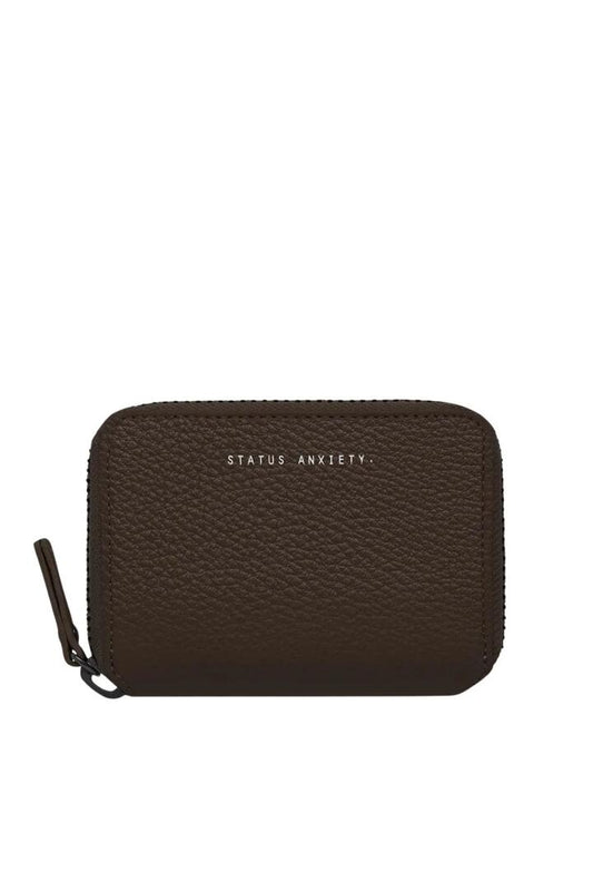 Image of Wallets & Money Clips. Product name - Wayward Cocoa Wallet in Brown colour by brand - Status Anxiety