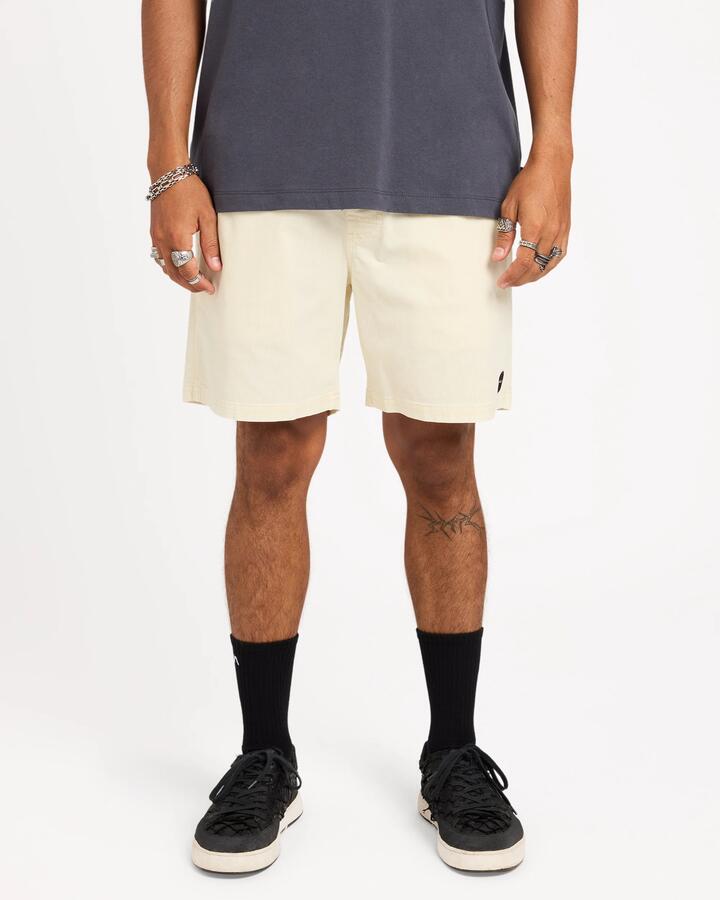Image of a model wearing Shorts. Product name - Surf Dive 'n Ski Mens Escape Ii Corduroy Shorts Natural in Natural colour by brand - Surf Dive 'n Ski