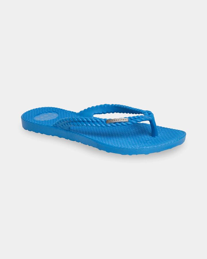 Image of Sandals. Product name - Surf Dive 'n Ski Womens Kick Back Thongs Blue in Blue colour by brand - Surf Dive 'n Ski