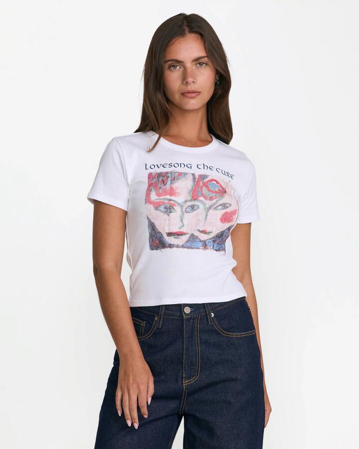 Image of T-Shirts. Product name - Surf Dive 'n Ski Womens Longsong Baby T-Shirt White in White colour by brand - Surf Dive 'n Ski