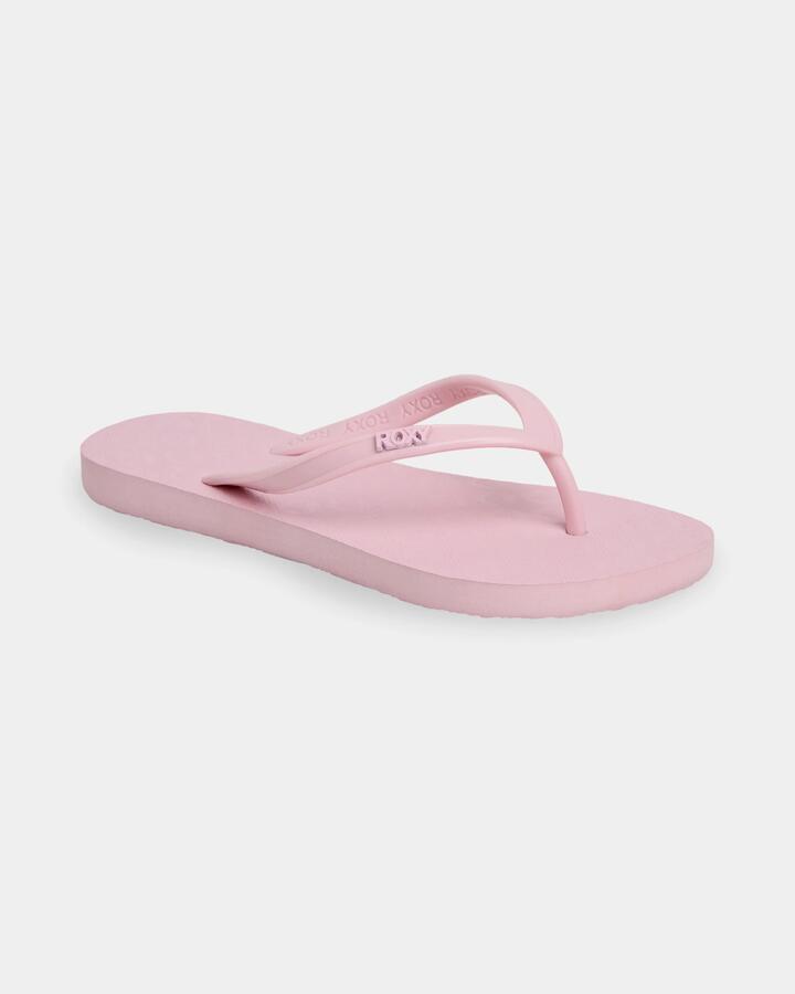 Image of Sandals. Product name - Surf Dive 'n Ski Girls 8-16 Viva V Thongs Powder Pink in Powder Pink colour by brand - Surf Dive 'n Ski