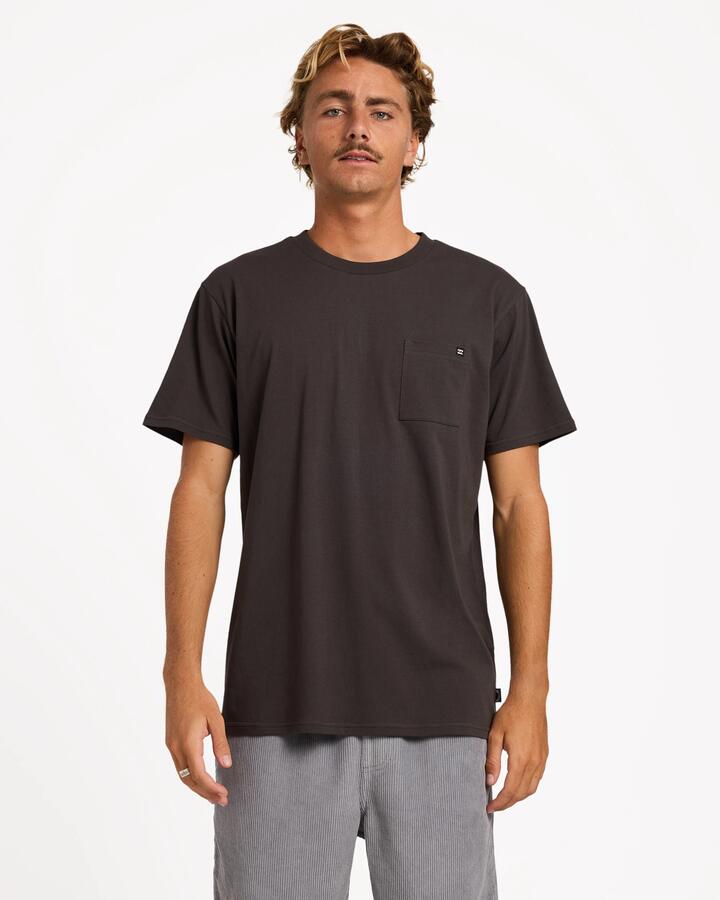 Image of T-Shirts. Product name - Surf Dive 'n Ski Mens Premium Pocket T-Shirt Raven in Raven colour by brand - Surf Dive 'n Ski