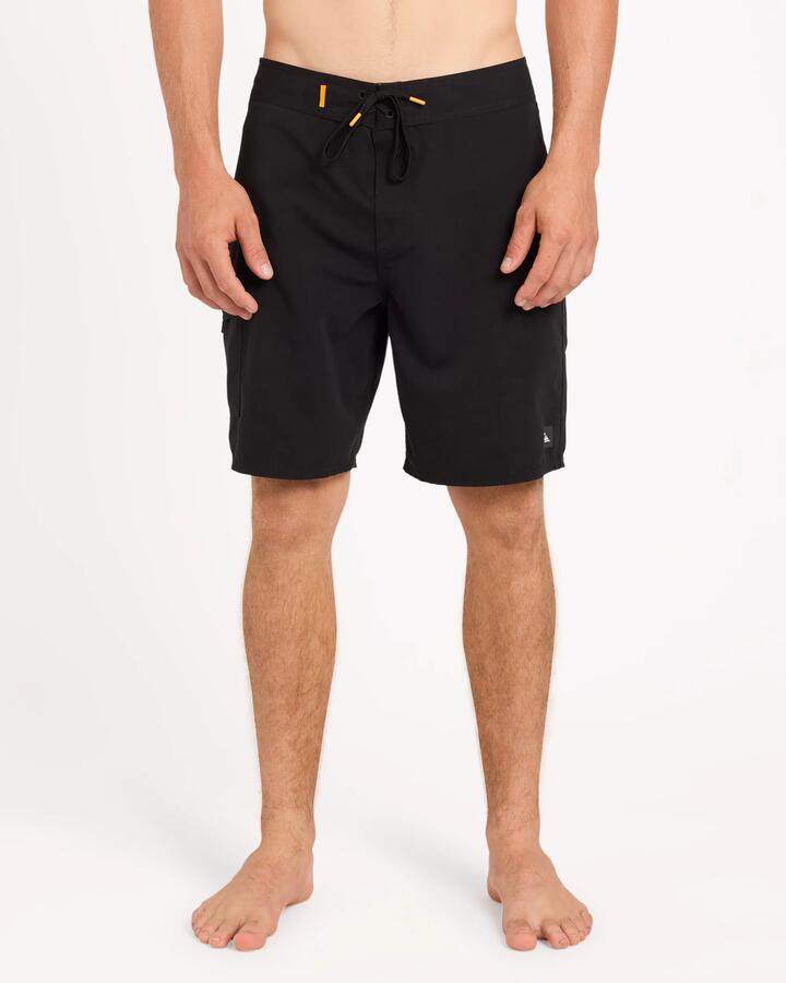 Image of Swimwear. Product name - Surf Dive 'n Ski Mens Big Country 2 19" Boardshorts Black in Black colour by brand - Surf Dive 'n Ski