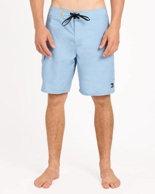 Image of Swimwear. Product name - Quiksilver Mens Big Country 2 19" Boardshorts Ashley Blue in Ashley Blue colour by brand - Quiksilver