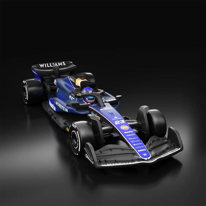 Image of Toy Cars. Product name - Hot WheelsÂ® F1Â® Series: Williams Racing FW46 Car #23 in colour by brand - Hot Wheels