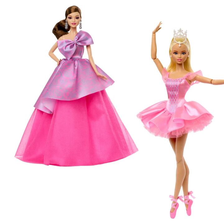 Image of Shoes. Product name - Bundle: Barbie Birthday & Ballet Wishes in colour by brand - Barbie
