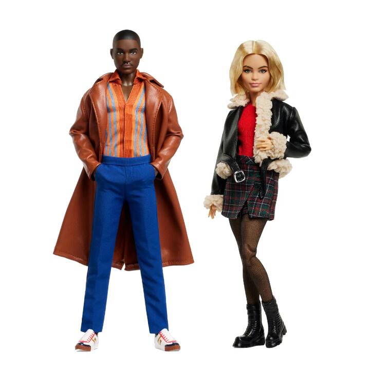Image of Dolls. Product name - Bundle: Barbie Signature Dr. Who Who The Fifteenth Doctor & Ruby Sunday Dolls in colour by brand - Barbie
