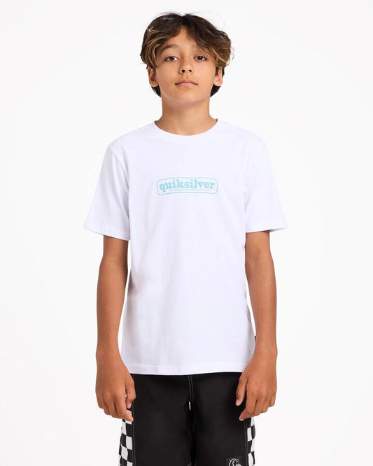 Image of T-Shirts. Product name - Surf Dive 'n Ski Boys 8-16 Centres T-Shirt White in White colour by brand - Surf Dive 'n Ski