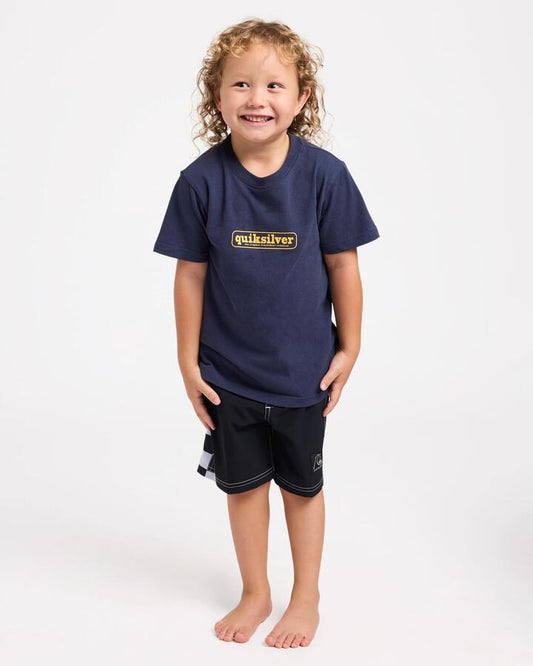 Image of T-Shirts. Product name - Surf Dive 'n Ski Boys 2-7 Centres T-Shirt Mood Indigo in Mood Indigo colour by brand - Surf Dive 'n Ski