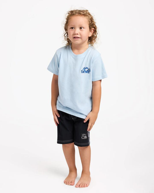 Image of T-Shirts. Product name - Surf Dive 'n Ski Boys 2-7 Blow Tail T-Shirt Skyway in Skyway colour by brand - Surf Dive 'n Ski