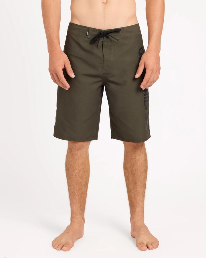 Image of Swimwear. Product name - Quiksilver Mens Everyday Omni Logo 20" Boardshorts Grape Leaf in Grape Leaf colour by brand - Quiksilver