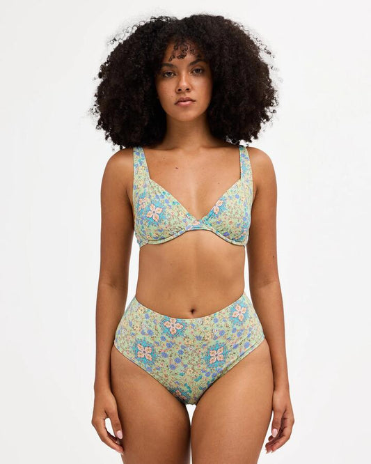 Image of Swimwear. Product name - Surf Dive 'n Ski Womens Sunset Nomad Khloe Dd Bikini Top Multi in Multi colour by brand - Surf Dive 'n Ski
