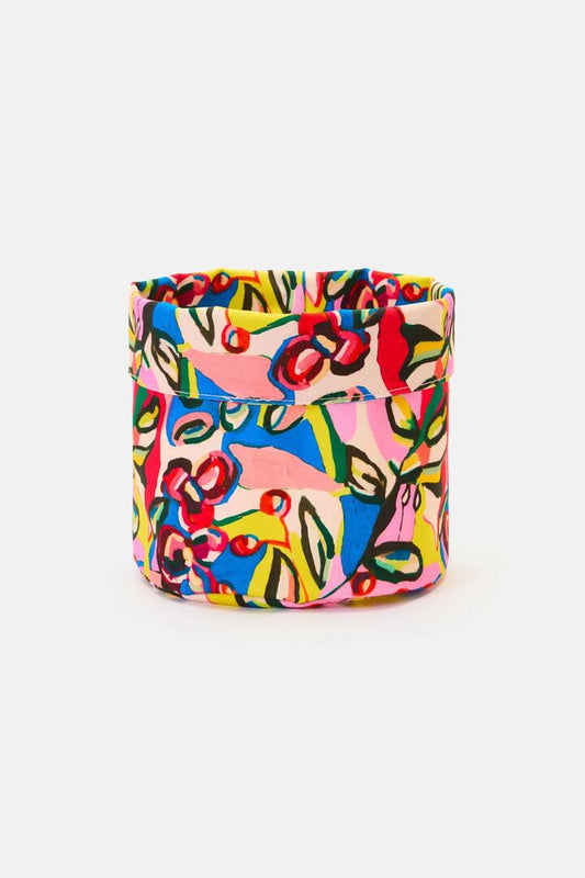 Image of Decor. Product name - Summer Vibes Planter Lge in Print colour by brand - Gorman