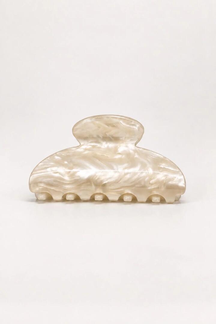 Image of Hair Accessories. Product name - Pearl Acrylic Claw Clip in colour by brand - Humble + Heart