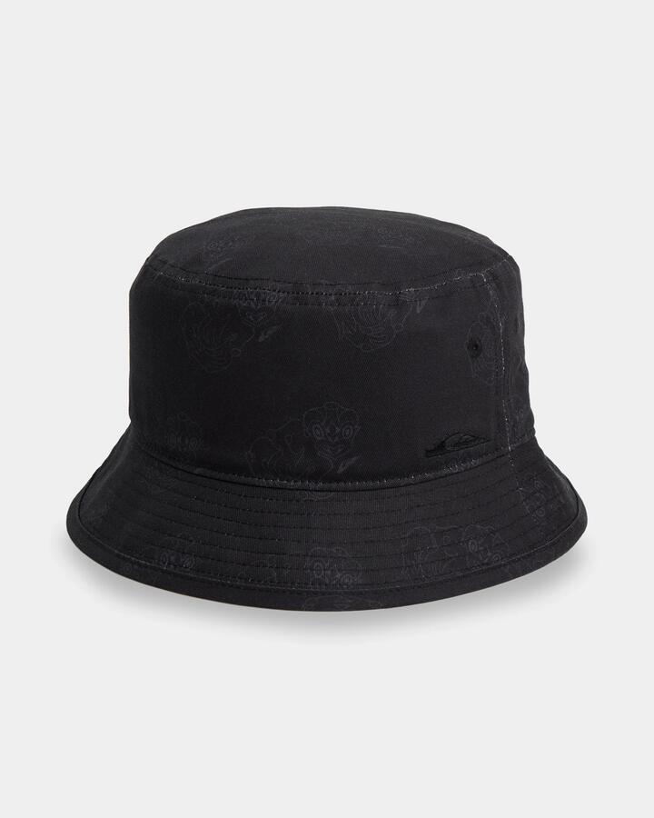 Image of Hats. Product name - Surf Dive 'n Ski Mens Tuna Heke Bucket Hat Black in Black colour by brand - Surf Dive 'n Ski