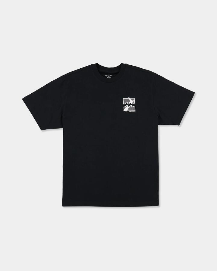 Image of T-Shirts. Product name - Billabong Mens Nz Backtrack T-Shirt Black in Black colour by brand - Billabong