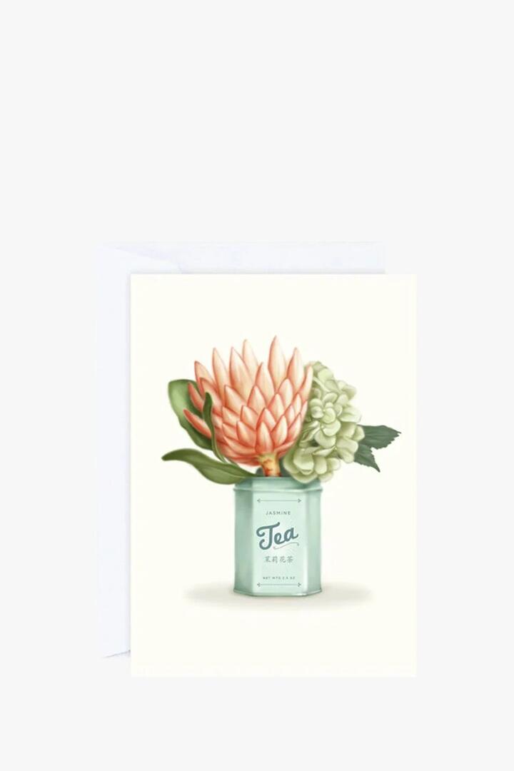 Image of Greeting Cards. Product name - Pro-Tea Greeting Card in colour by brand - Studio Sue