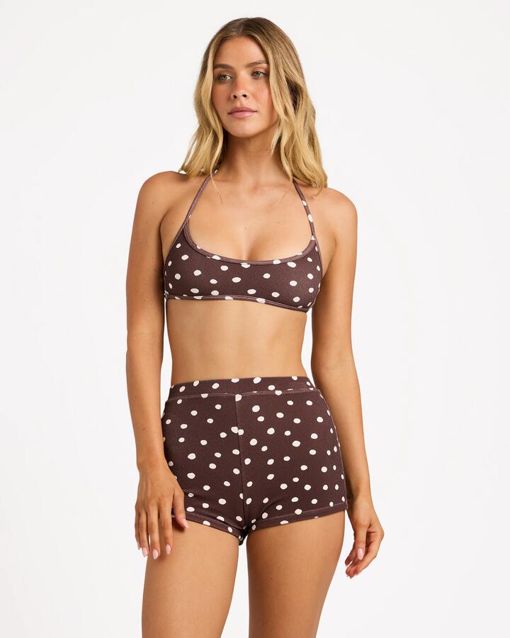 Image of Swimwear. Product name - Billabong Womens Hot Shot Palma Bikini Bottom Teak in Teak colour by brand - Billabong