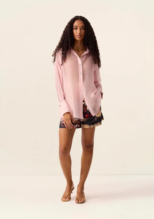 Image of Shirts. Productname: Imogen Shirt in Petal colour by brand - MOS The Label