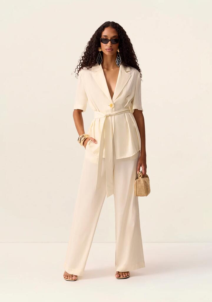 Image of Shirts. Productname: Posey Shirt in Ivory colour by brand - MOS The Label