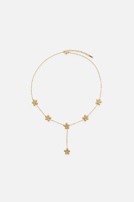 Image of Necklaces. Product name - Daisy Chain Necklace in Gold colour by brand - Princess Highway