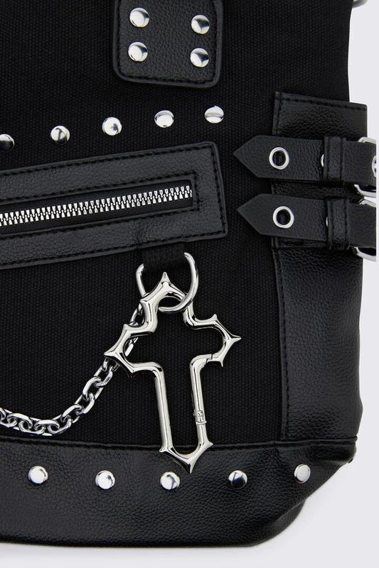 Image of Jewelry. Product name - Cross Carabiner in Silver colour by brand - Dangerfield