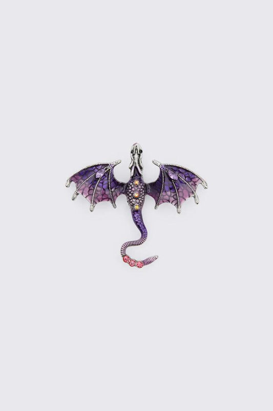 Image of Keychains. Product name - Dragon Brooch in Purple colour by brand - Dangerfield