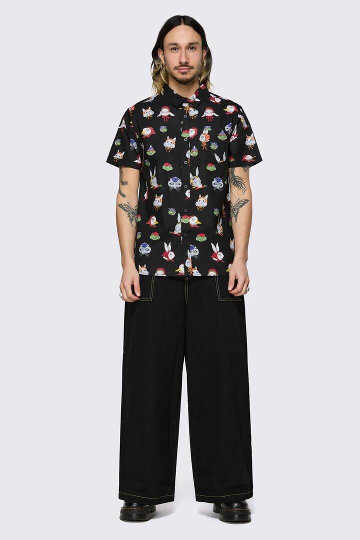 Image of Shirts. Product name - Bonnet Cutie Shirt in Black colour by brand - Dangerfield