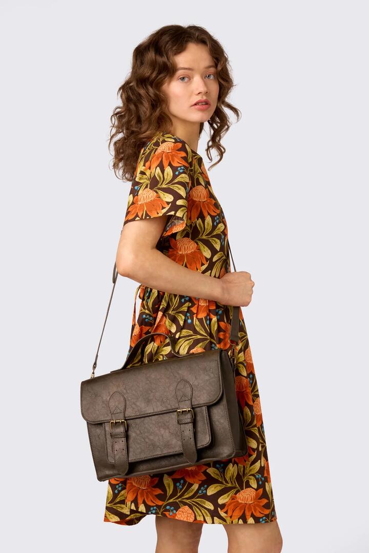 Image of Bags. Product name - Two Way Satchel Bag in Olive colour by brand - Princess Highway