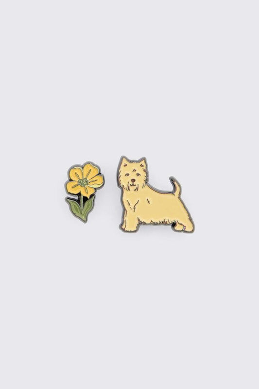 Image of Jewelry. Product name - Sweet Dogs Pin Set in Multi colour by brand - Princess Highway