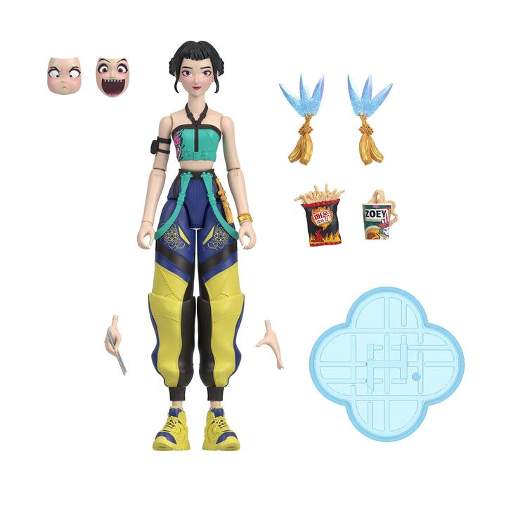 Image of Action Figures. Product name - Mattel Creations KPop Demon Hunters Zoey Action Figure in colour by brand - Mattel Creations