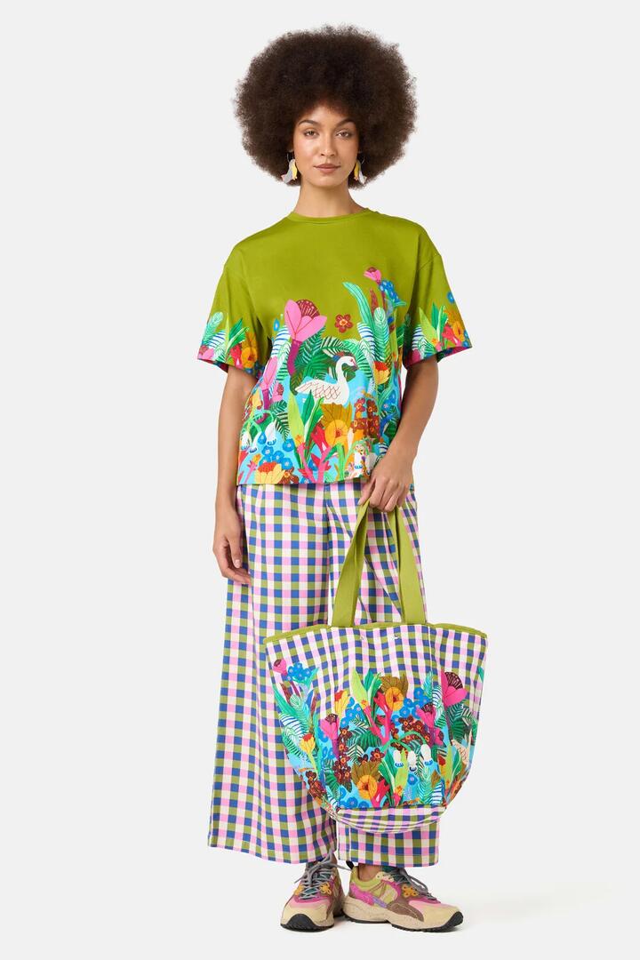Image of Bags. Product name - Sanctuary Canvas Tote in Print colour by brand - Gorman