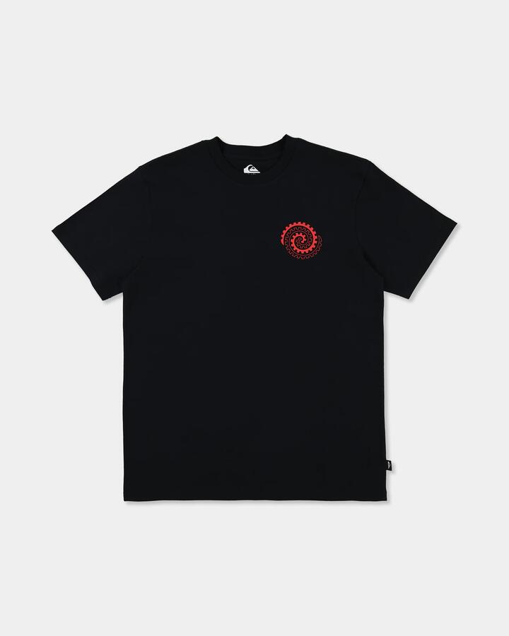 Image of T-Shirts. Product name - Quiksilver Mens Tai Uru T-Shirt Black in Black colour by brand - Quiksilver