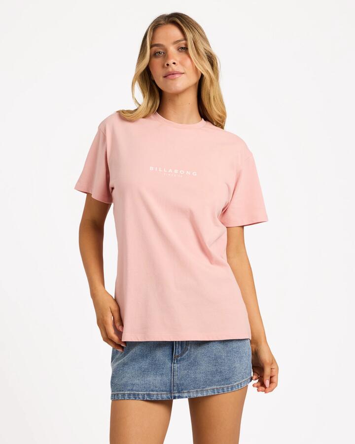 Image of T-Shirts. Product name - Billabong Womens Pacific T-Shirt Pale Peach in Pale Peach colour by brand - Billabong