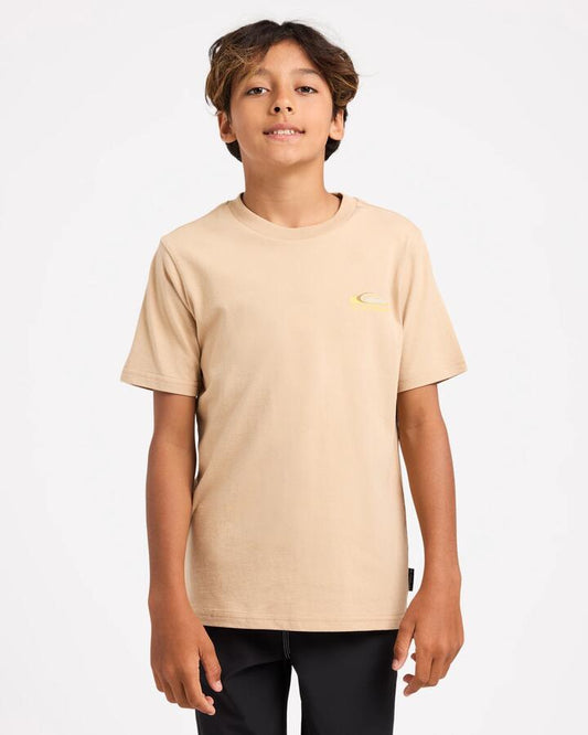 Image of T-Shirts. Product name - Quiksilver Boys 8-16 Tohu T-Shirt Pale Khaki in Pale Khaki colour by brand - Quiksilver