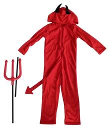 Image of Toys. Product name - Halloween Magic Fiery Devil Costume in colour by brand - Toymate
