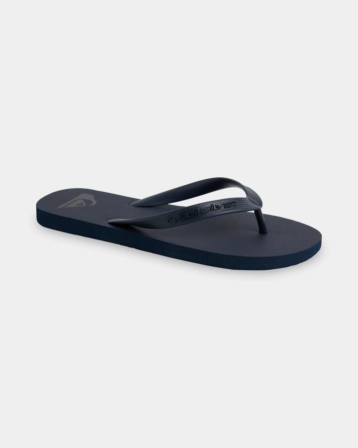 Image of Sandals. Product name - Quiksilver Mens Nias Thongs Navy in Navy colour by brand - Quiksilver